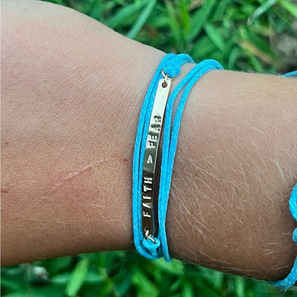 FAITH > FEAR Wrap Bracelet